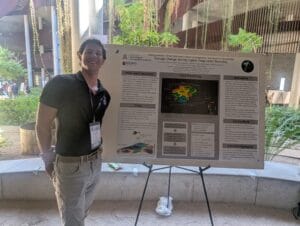 Guy Wall presents research poster